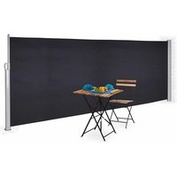 ASA-200T .Seitenmarkise anthrazitgrau 3x2m ausfahrbar für Terrasse, Gartenpavillon - Bc-elec von BC-ELEC