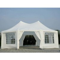 5300-0010 pavillon 6,8X5M achteckig partyzelt gartenpavillon deluxe festzelt garten zelt - Bc-elec 5300-0010 pavillon 6,8X5M achteckig partyzelt gartenpavillon deluxe festzelt garten zelt - Bc-elec von BC-ELEC