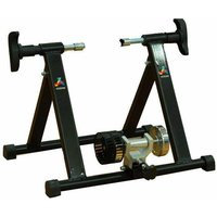 Bc-elec - 5661-0020 ROLLENTRAINER HEIMTRAINER FAHRRAD MIT LUFTBREMSE HOMETRAINER FITNESSGERÄT - Schwarz von BC-ELEC