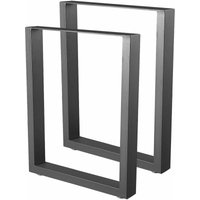 Bc-elec - HM6072-B 2 Stahl-Tischbeinen Set, schwarz, Möbelbeine, Metall-Tischbeine 60x72cm Möbelbeine Bc-elec - HM6072-B 2 Stahl-Tischbeinen Set, schwarz, Möbelbeine, Metall-Tischbeine 60x72cm Möbelbeine von BC-ELEC