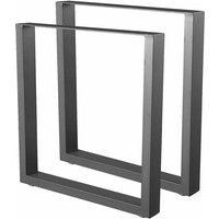 Bc-elec - HM7072-B 2 Stahl-Tischbeinen Set, schwarz, Möbelbeine, Metall-Tischbeine 70x72cm Möbelbeine Bc-elec - HM7072-B 2 Stahl-Tischbeinen Set, schwarz, Möbelbeine, Metall-Tischbeine 70x72cm Möbelbeine von BC-ELEC