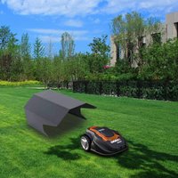 Bc-elec - HMGL03 Garage für Mähroboter aus verzinktem Stahl Carport Dach Außenschutz 55X70X40cm Bc-elec - HMGL03 Garage für Mähroboter aus verzinktem Stahl Carport Dach Außenschutz 55X70X40cm von BC-ELEC