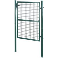 Bc-elec - HMGD-2 Gartenzaun, Gartentor 106x125cm grün, Gartentür, Zauntor - Grün von BC-ELEC