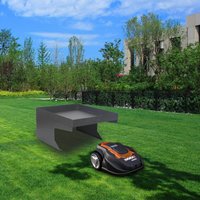 HMGL01 Garage für Rasenmäher-Roboter aus verzinktem Stahl mit dekorativem Raum Carport Dach Außenschutz 60x70x36cm - Bc-elec von BC-ELEC