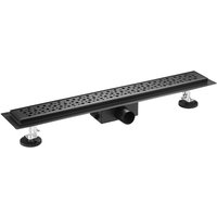 Bc-elec - L06-90-B Duschrinne 90cm aus Edelstahl black matt, sterfput Duschrinne, höhenverstellbar 98-142mm Bc-elec - L06-90-B Duschrinne 90cm aus Edelstahl black matt, sterfput Duschrinne, höhenverstellbar 98-142mm von BC-ELEC