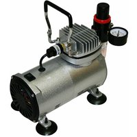 TC-20B ölfreier mini-kompressor airbrush kompressor leise 0-4 bar grau druckminderer - Bc-elec von BC-ELEC