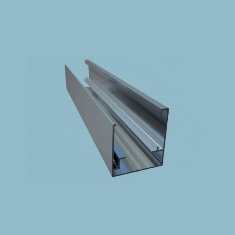 Alu Fuß- und Seitenprofil für 40 mm Hohlkammerpaneele 6000 mm von Scobalit
