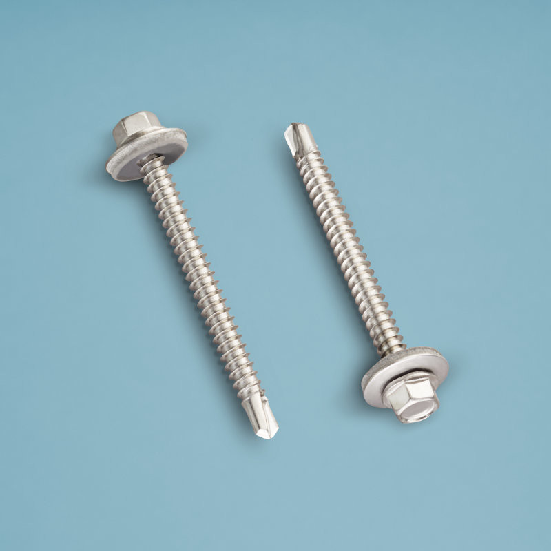 Bohrschrauben Selbstbohrend, 8 mm Kopf mit Neoprendichtung zur Befestigung auf Holz oder Metallunterkonstruktion Bohrschrauben Selbstbohrend, 8 mm Kopf mit Neoprendichtung zur Befestigung auf Holz oder Metallunterkonstruktion von Scobalit