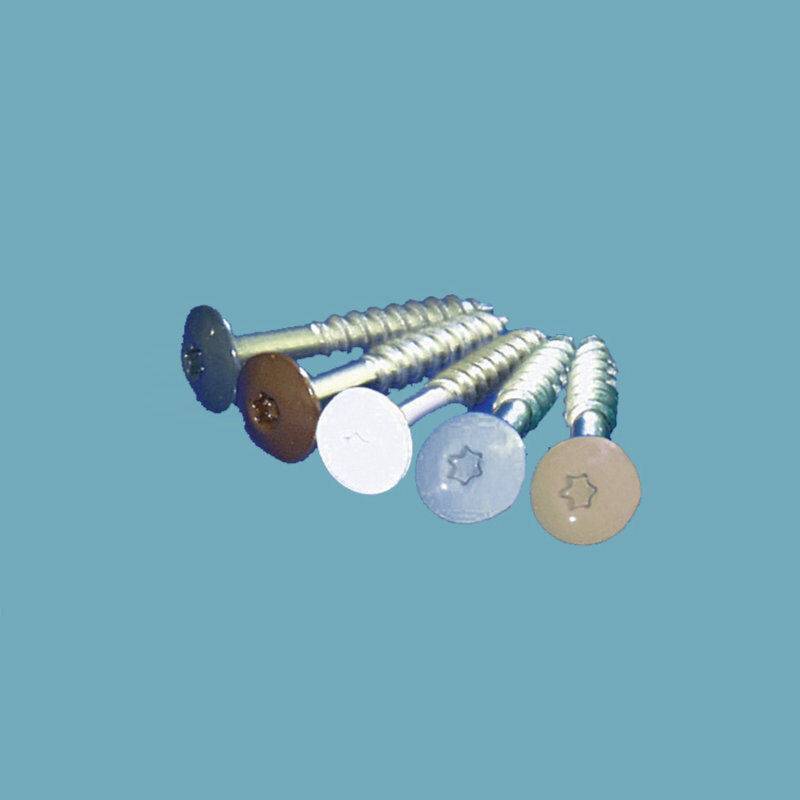 V4A Montageschraube f. HPL Schichtstoffplatten 5,5 x 25 mm 100 St/Pack von Scobalit