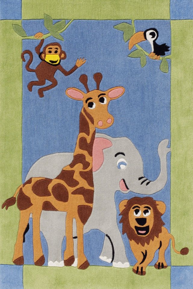 BC kids Kinderteppich BC Kids Teppich Dschugel 150x220cm von BC kids