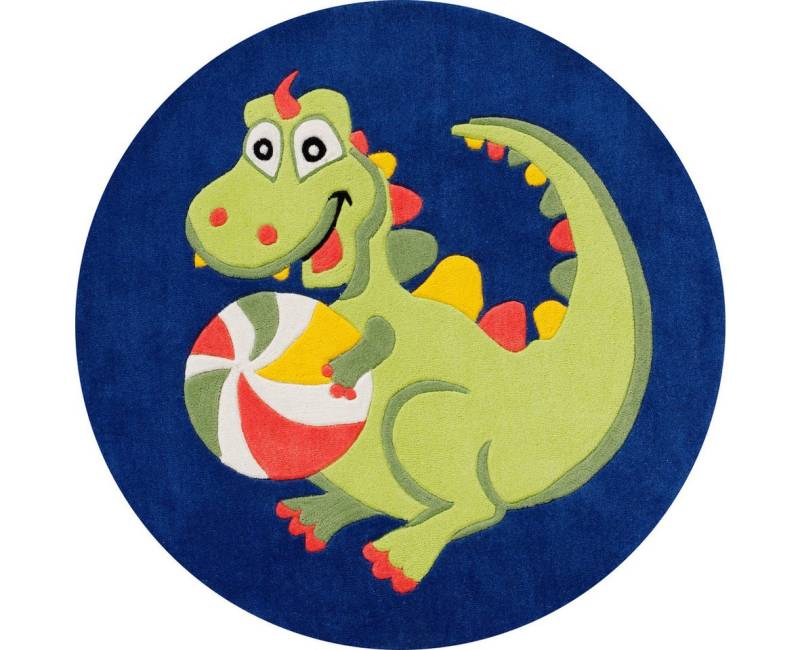 BC kids Kinderteppich BC Kids Dino 130cm rund von BC kids