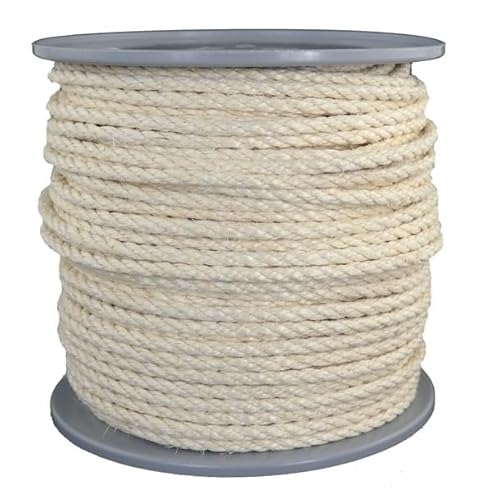 Sisalseil Durchmesser 6 mm 100 Meter Sisal-Seil auf Scheibenspule von Sisal