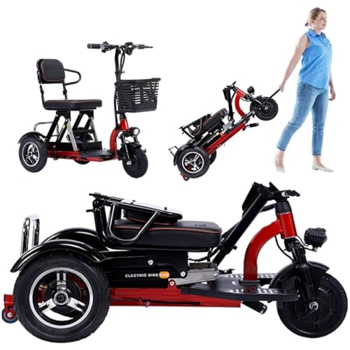 Faltbarer 3-Rad-Mobilitätsroller Mit LED-Scheinwerfer, Leichtes Design Für Einfachen Transport, 55 Km Reichweite, Verbesserter Elektrorollstuhl Faltbarer 3-Rad-Mobilitätsroller Mit LED-Scheinwerfer, Leichtes Design Für Einfachen Transport, 55 Km Reichweite, Verbesserter Elektrorollstuhl von BCBKD