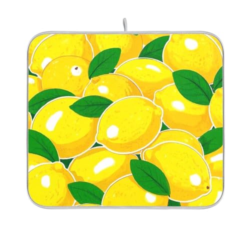 Abtropfmatte mit niedlichem Cartoon-Motiv, wiederverwendbar, rechteckig, klein, 40,6 x 45,7 cm, leicht zu reinigen, dekorative Heimdekoration Abtropfmatte mit niedlichem Cartoon-Motiv, wiederverwendbar, rechteckig, klein, 40,6 x 45,7 cm, leicht zu reinigen, dekorative Heimdekoration von BCFHRGT