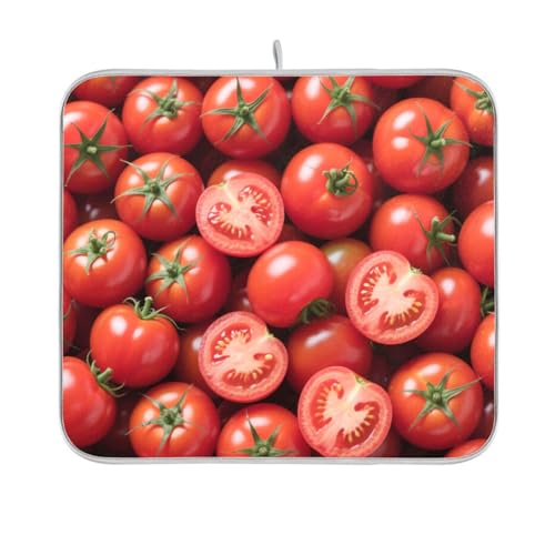 Frisches Persimmon Gemüse Rot Geschirrmatte wiederverwendbar rechteckig kleines Geschirrregal matt 40,6 x 45,7 cm leicht zu reinigen dekorative Heimdekoration Essentials Frisches Persimmon Gemüse Rot Geschirrmatte wiederverwendbar rechteckig kleines Geschirrregal matt 40,6 x 45,7 cm leicht zu reinigen dekorative Heimdekoration Essentials von BCFHRGT