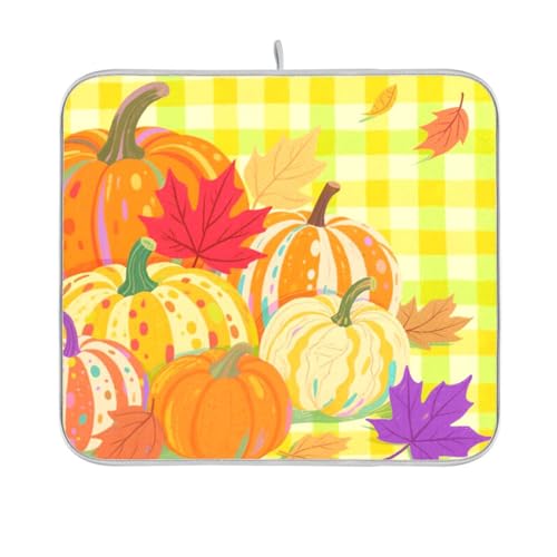 Hello Fall Herbst Kürbis kariert kariert Ahorngrün Geschirrmatte wiederverwendbar rechteckig kleine Arbeitsplatte Schutzmatte 40,6 x 45,7 cm leicht zu reinigen dekorative Heimdekoration Essentials Hello Fall Herbst Kürbis kariert kariert Ahorngrün Geschirrmatte wiederverwendbar rechteckig kleine Arbeitsplatte Schutzmatte 40,6 x 45,7 cm leicht zu reinigen dekorative Heimdekoration Essentials von BCFHRGT