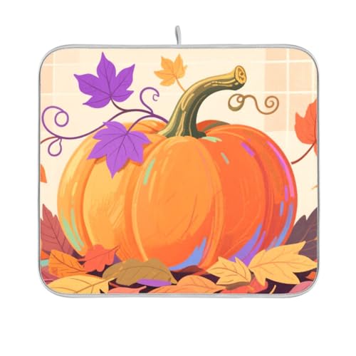 Hello Fall Herbst Kürbis kariert kariert Geschirrabtropfmatte wiederverwendbar rechteckig kleines Abtropfgestell Pads 40,6 x 45,7 cm leicht zu reinigen dekorative Heimdekoration Essentials Hello Fall Herbst Kürbis kariert kariert Geschirrabtropfmatte wiederverwendbar rechteckig kleines Abtropfgestell Pads 40,6 x 45,7 cm leicht zu reinigen dekorative Heimdekoration Essentials von BCFHRGT