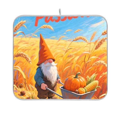 Hello Fall Herbst Weizenfeld Zwerg Abtropfmatte wiederverwendbar rechteckig klein Abfluss matt 40,6 x 45,7 cm leicht zu reinigen dekorative Heimdekoration Essentials Hello Fall Herbst Weizenfeld Zwerg Abtropfmatte wiederverwendbar rechteckig klein Abfluss matt 40,6 x 45,7 cm leicht zu reinigen dekorative Heimdekoration Essentials von BCFHRGT