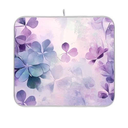 Nordirland Kleeblatt Schönheit Sommer Blumen Geschirrmatte wiederverwendbar rechteckig klein Abtropfgestell matt 40,6 x 45,7 cm leicht zu reinigen dekorative Heimdekoration Essentials Nordirland Kleeblatt Schönheit Sommer Blumen Geschirrmatte wiederverwendbar rechteckig klein Abtropfgestell matt 40,6 x 45,7 cm leicht zu reinigen dekorative Heimdekoration Essentials von BCFHRGT