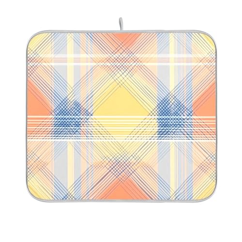 Simple Autumn Plaids Checkered Drying Dish Mat Reusable Rectangle Small Drying Matte 16x18 Easy Clean Decorative Home Decor Essentials Simple Autumn Plaids Checkered Drying Dish Mat Reusable Rectangle Small Drying Matte 16x18 Easy Clean Decorative Home Decor Essentials von BCFHRGT