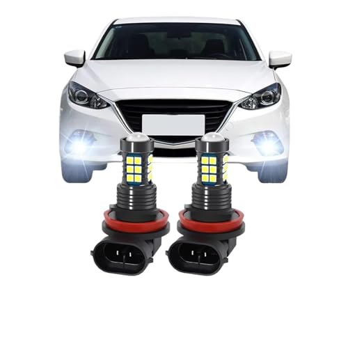 BCGFTSA Auto Nebel Licht Für Mazda ATENZA 3 2014-2016 H8 H9 H11 H16 Nebelscheinwerfer Vorne Links/rechts,Front Stoßstange Nebel Licht von BCGFTSA