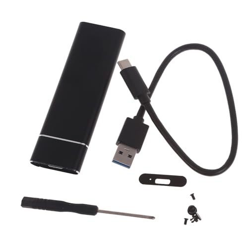 BCIOUS M.2 SSD auf USB 3.1 mobile Festplatte, 1 G/s Übertragungsgeschwindigkeiten, schlankes Aluminium für tragbare Festplatte von BCIOUS
