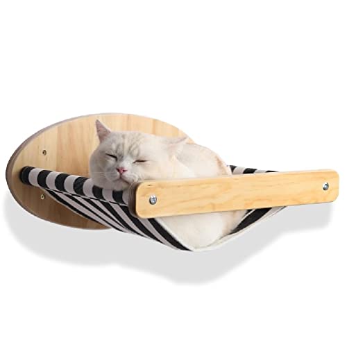 BCIOUS Pet HangingBeds Sitzstange für drinnen zum Schlafen, Klettern, Wandmontage, Kratzbaum, Wandstange für Indoor-Katzen von BCIOUS
