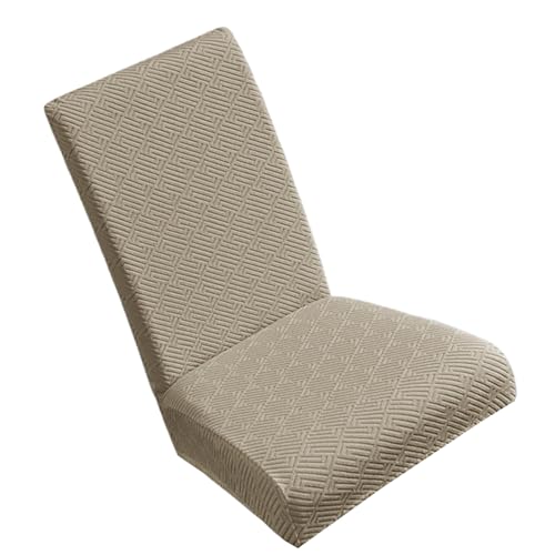 BCIOUS Waschbarer Stretch-Stoff-Stuhlschoner, Labyrinth-Muster, Jacquard-Muster, flexible, wasserabweisende Materialien, für den Innen- und Außenbereich, alle Stuhlarten, Mehrzweck-Stretch-Bezug von BCIOUS