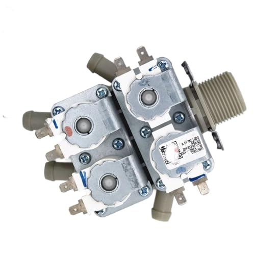 Ersatz-Wasserventile für mehrere Ausgänge, DC12 V, Magneteinlass-Komponententententrommel, automatische Waschmaschinenteile, robuste Waschmaschinen-Wasserventile von BCIOUS