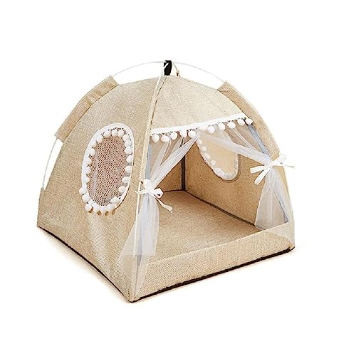 Pet Tipi Dogs Cat Bed For Cat Dogs Outdoor Camping Resting Tent Portable Lightweight Puppy Cat Pet Tent Pet Nest Bed For Dogs Pet Nest Bed For Cats Foldable Lightweight Pet Tent Nest von BCIOUS
