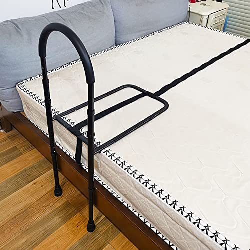 BCJMKDX Bettgitter, mit 10-Fach höhenverstellbarem Sicherheitshandlauf mit Aufbewahrungstasche, Mobilitätshilfe for einfachen EIN- und Aussteigen aus dem Bett … von BCJMKDX