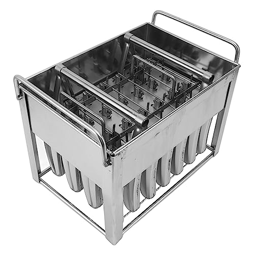 BCJMKDX EIS-Pop-Maschine, EIS-Pop-Maker, Edelstahl-Eiscreme-Formmaschine, einfach herauszuziehen, EIS am Stiel-Maker, hausgemachte EIS am Stiel-Formen, Formen mit Druckplatte von BCJMKDX