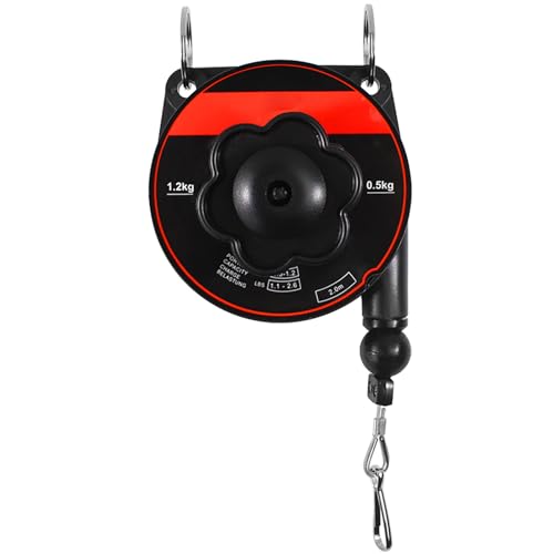 BCJMKDX Federausgleicher, Einziehbarer Leichter Balancer Einziehbarer Werkzeughalter 2m Länge Werkzeug Balancer(0.5kg- 1.2kg) von BCJMKDX
