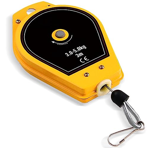 BCJMKDX Federausgleicher, Halter-Aufhängevorrichtung, 3 Meter Spannlänge, Werkzeug-Balancer-Halter for Fließband, mit passendem Zubehör(3.0-5.0kg) von BCJMKDX