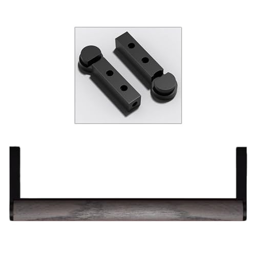 BCJMKDX Garderobenstangen. Kleiderstange aus Aluminiumlegierung mit Holzmaserung, runde Kleiderstange for den Kleiderschrank, rutschfestes Design(Color D,60cm(23 5/8 in)) von BCJMKDX