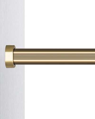 BCJMKDX Garderobenstangen. Robuste Kleiderstange for Kleiderschränke, Garderobenstange for Aufhängen von Badezimmerkleidern, 16 24 36 48 Zoll(Champagne,50cm(19 3/4") Length) von BCJMKDX