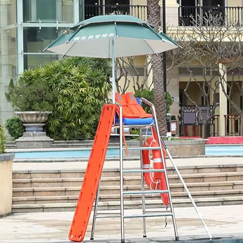 BCJMKDX Rettungsschwimmerstühle, 48 59 71 Zoll hoher Pool-Rettungsschwimmerstuhl for draußen/drinnen, abnehmbare, robuste Strand-/Rettungsschwimmerstühle(120CM/47.2IN) von BCJMKDX