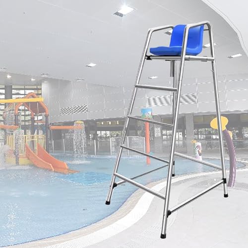 BCJMKDX Rettungsschwimmerstühle, Hohe Rettungsschwimmer-/Liegestühle for den Außenbereich – 120 150 180 cm hohe Rettungsschwimmerstühle for Schwimmbäder mit ABS-Sitz von BCJMKDX