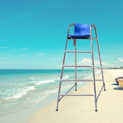 BCJMKDX Rettungsschwimmerstühle, Rettungsschwimmerstühle aus Edelstahl for Schwimmbäder – Hohe Rettungsschwimmer-/Liegestühle for den Außenbereich, Tragkraft 300 kg/660 lbs(Select Size Name) von BCJMKDX