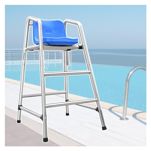 Rettungsschwimmerstühle, 47 59 70 Zoll hohe Rettungsschwimmerstühle/Leiter for den Innen- und Außenbereich, bodenstehender, langlebiger Deluxe-Rettungsschwimmerstuhl for Pool(H 120CM/47.2INCN/3.9FT) von BCJMKDX