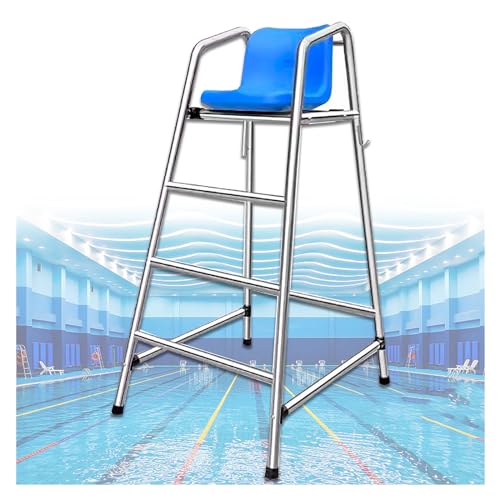 Rettungsschwimmerstühle, Abnehmbarer Schiedsrichterstuhl for kommerzielle Spiele, Rettungsleiter for Schwimmbäder im Innen- und Außenbereich, Barhocker for Terrassen(4 Tier,6ft/1.8m Tall) von BCJMKDX