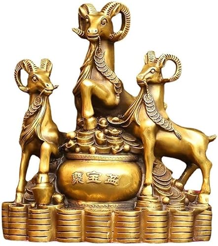 Skulpturen Antikes Dekor Kupfer Schaf Ornamente Weinschränke Antike Regale Dekoratives Kunsthandwerk Eingang und Wohnzimmer Skulpturen Antikes Dekor Kupfer Schaf Ornamente Weinschränke Antike Regale Dekoratives Kunsthandwerk Eingang und Wohnzimmer von BCLYERBJ