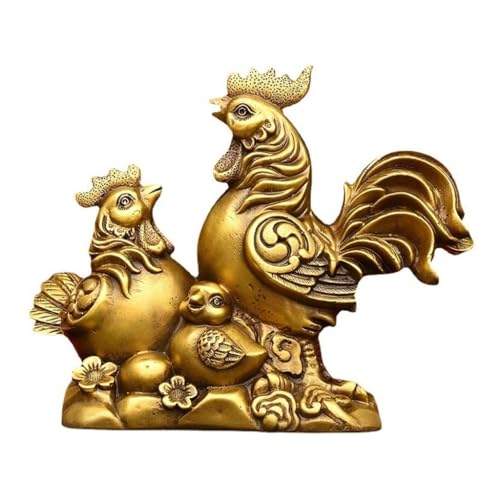 Skulpturen Personalisierte Messing Hahn Ornamente Wohnzimmer Kaffee Tisch Handwerk Schreibtisch Feng Shui Kupfer Statue von BCLYERBJ