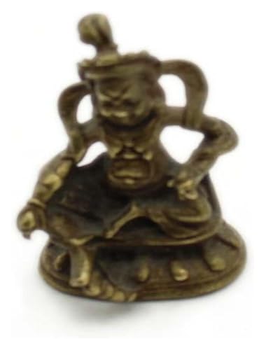 Skulpturen Statue Reines Kupfer Buddha Statue Desktop Kleine Dekoration Retro Griff Tee Haustier Briefbeschwerer Kupfer Carving Gerät von BCLYERBJ