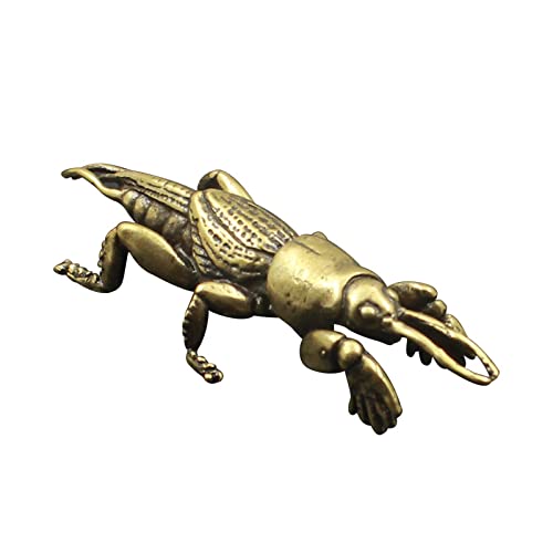 Skulpturen Statue Reines Kupfer Mini Insekt Büro Möbel Desktop Kleine Ornament Tee Haustier Text Spielen Griff Sammlung Handwerk von BCLYERBJ