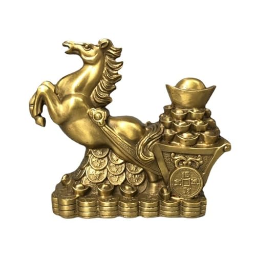 Skulpturen Zimmer Messing Pferd Ornamente, Büro Schreibtisch Skulpturen, Eingang Feng Shui Kupfer Statue Skulpturen Zimmer Messing Pferd Ornamente, Büro Schreibtisch Skulpturen, Eingang Feng Shui Kupfer Statue von BCLYERBJ