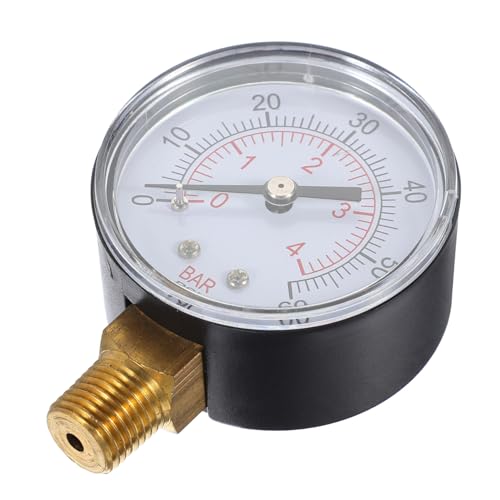 BCOATH 1 Satz Wasserdruckmesser für Professioneller Drucktestmesser mit Leicht Ablesbaren Markierungen für Gartenbewässerung und Poolwartung BCOATH 1 Satz Wasserdruckmesser für Professioneller Drucktestmesser mit Leicht Ablesbaren Markierungen für Gartenbewässerung und Poolwartung von BCOATH