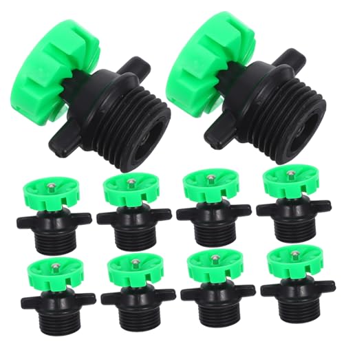 BCOATH 10 Stück Rotierender Sprinklerkopf mit Zerstäuberdüse Mittelstrecken Bewässerungssystem für Große Rasenflächen und Gärten Automatische Gleichmäßige Wasserverteilung Grün BCOATH 10 Stück Rotierender Sprinklerkopf mit Zerstäuberdüse Mittelstrecken Bewässerungssystem für Große Rasenflächen und Gärten Automatische Gleichmäßige Wasserverteilung Grün von BCOATH