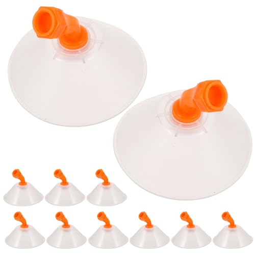 BCOATH 10 Stück Teiliges Hochdruck Sprühdüsen mit Windschutz Feine Nebelverteilung Langlebige Gartenspritzen düsen für Landwirtschaft Gewächshausbewässerung und Gartenpflege von BCOATH