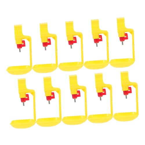 BCOATH 10 Stück Teiliges Hühner trinksystem mit Automatischer Wasserzufuhr Robustes Hahn wasserbehälter Leicht zu Reinigen und Platzsparend Geeignet für Geflügelhaltung Wie Hühner und BCOATH 10 Stück Teiliges Hühner trinksystem mit Automatischer Wasserzufuhr Robustes Hahn wasserbehälter Leicht zu Reinigen und Platzsparend Geeignet für Geflügelhaltung Wie Hühner und von BCOATH